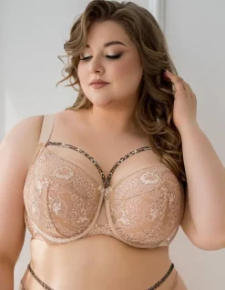 Beżowy Biustonosz CAMA Soft Full Cup<Polski Online
