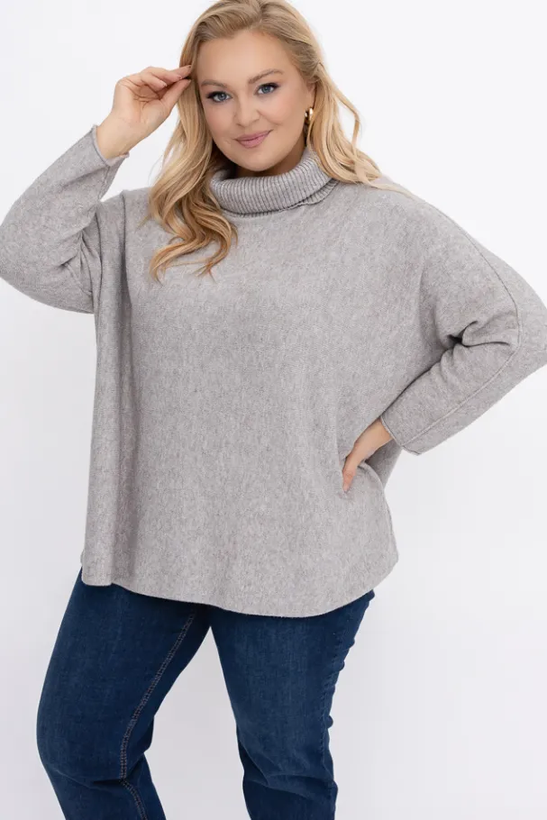 Sweter z golfem MONTIO<Włoski Clearance