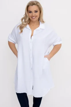 Biała Koszula BARIEN<Włoski
