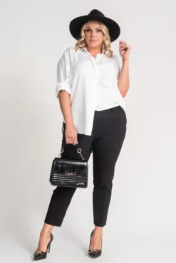 Biała Koszula oversize DEMENO<Polski Sale