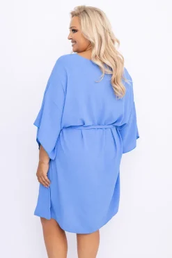 Błękitna Tunika kimono LUNDIA<Polski New
