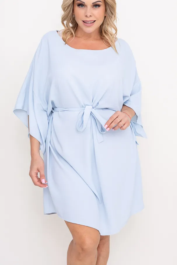 Błękitna Tunika kimono LUNDIA<Polski Online