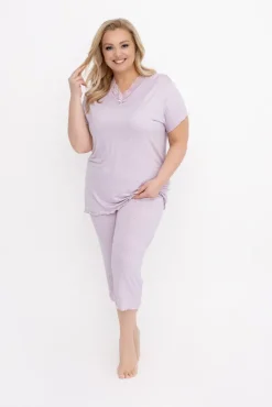 Bladoróżowa Piżama RAMANI Wzór 1< Hot