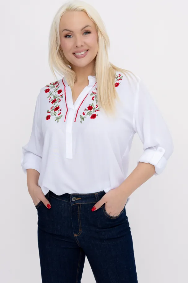 Bluzka z haftem IRIALI Wzór 4< Hot
