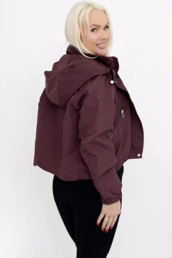 Burgundowa Kurtka ASNEL< Clearance