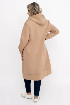 Camelowa Bluza ocieplana VERMEN<Włoski Outlet