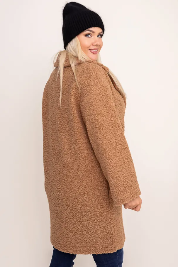 Camelowy Płaszcz MONERIM<Polski Best