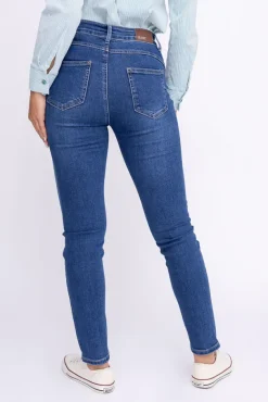 Ciemnoniebieskie Spodnie jeansowe VINTURI< Outlet