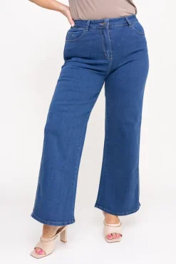 Ciemnoniebieskie Spodnie jeansowe BEGORIO< Clearance
