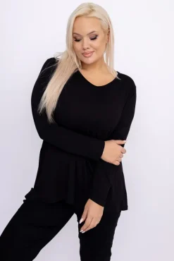Czarna Bluzka SAMARIS<Polski Clearance