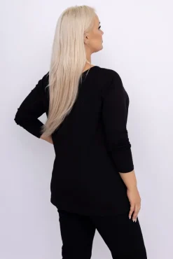 Czarna Bluzka SAMARIS<Polski Clearance