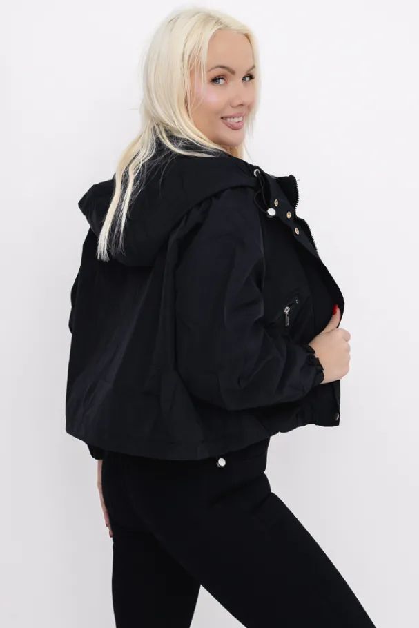 Czarna Kurtka ASNEL< Hot
