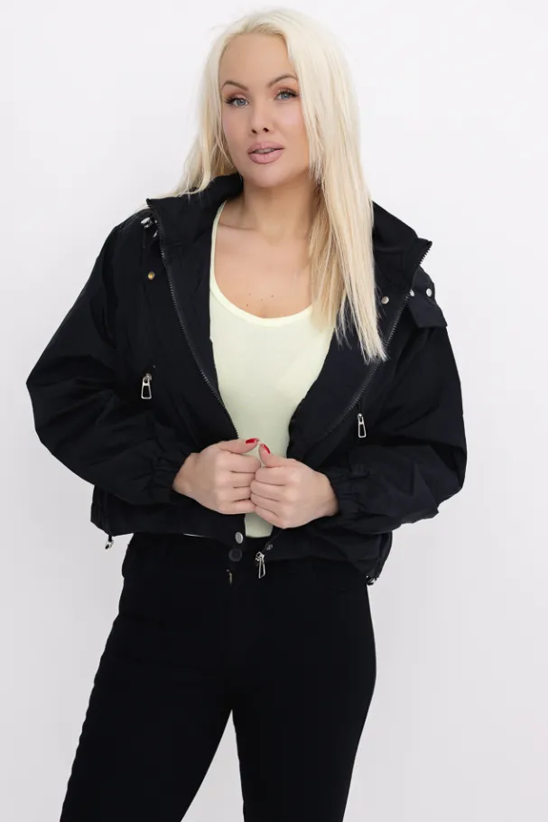 Czarna Kurtka ASNEL< Hot