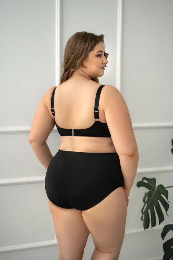 Czarny Biustonosz od stroju kąpielowego BEACH Soft Side Support<Polski