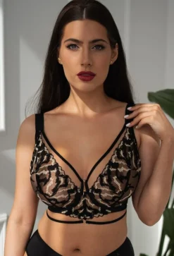 Czarny Biustonosz VENUS Bralette<Polski Sale