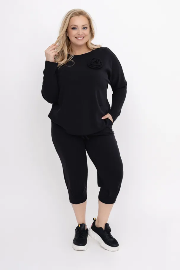 Czarny Dres SIADORI<Włoski Sale