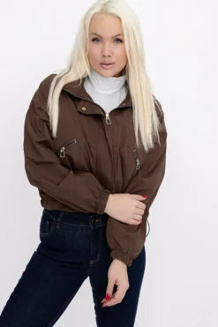 Czekoladowa Kurtka ASNEL< Hot