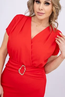 Czerwona Sukienka KIRIEL<Włoski Best