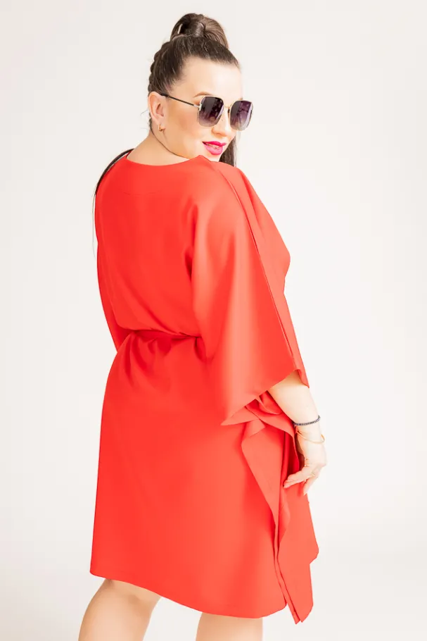 Czerwona Tunika KIMI<Polski Hot