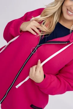 Fuksjowa Bluza dresowa FERINA<Włoski Discount