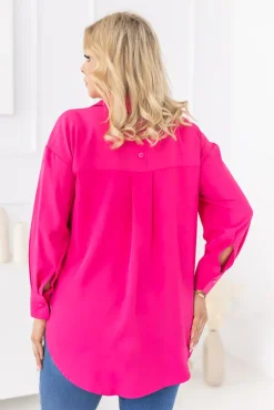 Fuksjowa Koszula oversize DEMENO<Polski Hot