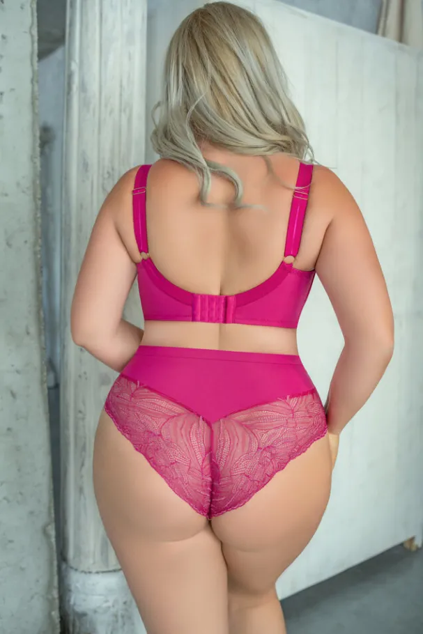 Fuksjowy Biustonosz BLUSH Soft Full Cup<Polski Outlet