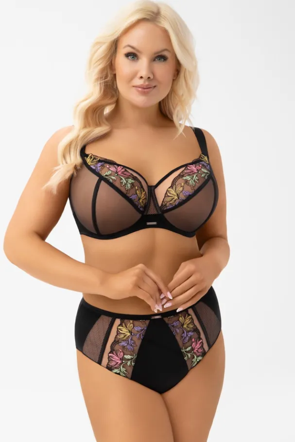 G002 biustonosz miękki czarny LILU<Gorsenia Hot