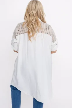 Jasnobeżowa Koszula BARIEN<Włoski Discount