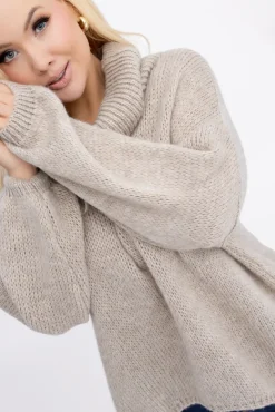 Jasno Sweter z golfem DELIO<Włoski Clearance