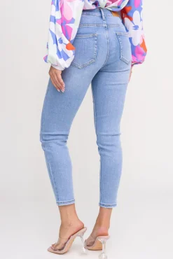 Jasnoniebieskie Spodnie Jeansowe PRENZI<Włoski Sale
