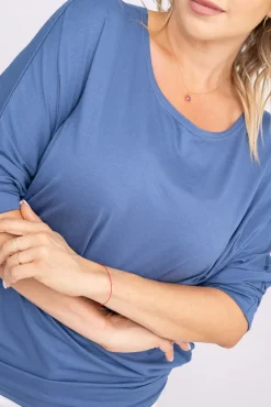 Jeansowoniebieska Tunika LUMINA<Polski Hot