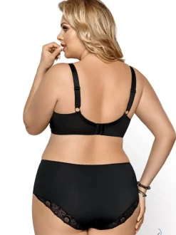 K425 biustonosz miękki BIG czarny CASABLANCA<Gorsenia Online