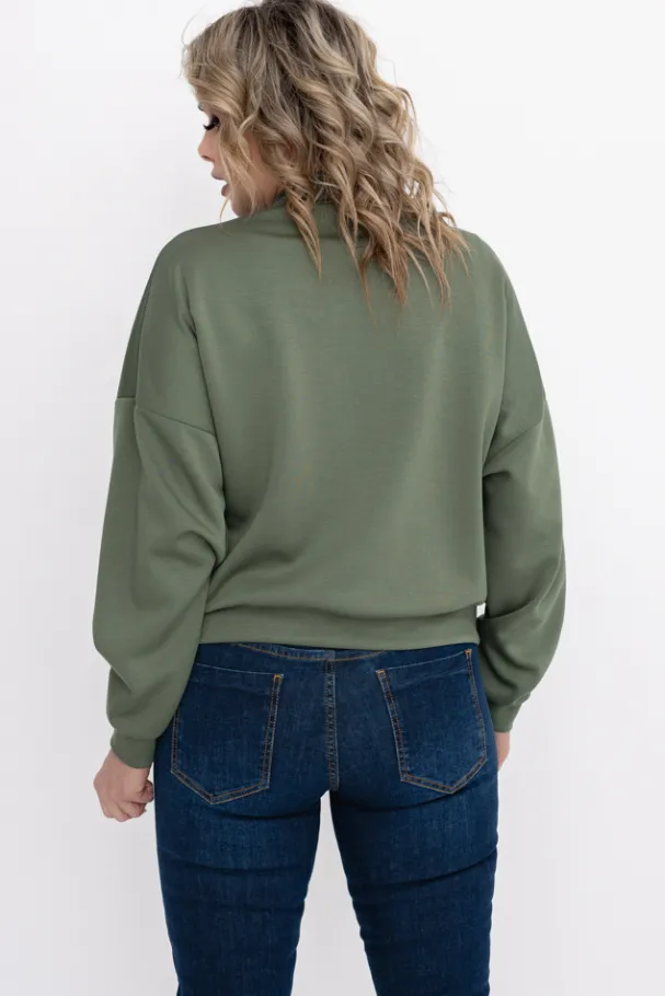 Khaki Bluza GIRTI<Włoski New