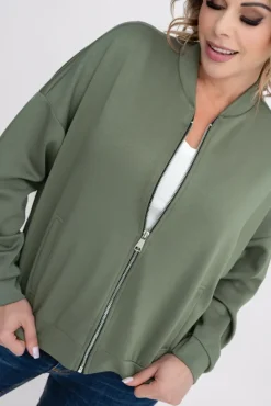 Khaki Bluza GIRTI<Włoski New