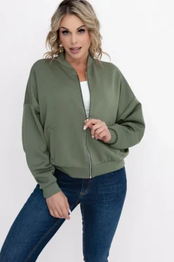 Khaki Bluza GIRTI<Włoski New