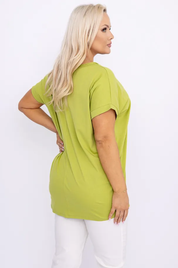 Limonkowa Bluzka STRUMI<Włoski Discount