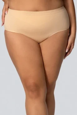 Majtki wyszczuplające MID-WAISTED SMOOTHWEAR CHAMPAGNE PEARL<Polski Outlet