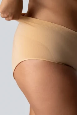 Majtki wyszczuplające MID-WAISTED SMOOTHWEAR CHAMPAGNE PEARL<Polski Outlet