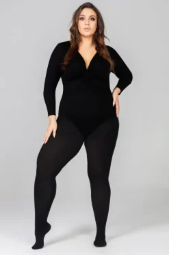Rajstopy ELIZABETH II Plus Size<Polski Hot