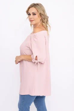 Różowa Bluzka RONI<Polski Sale