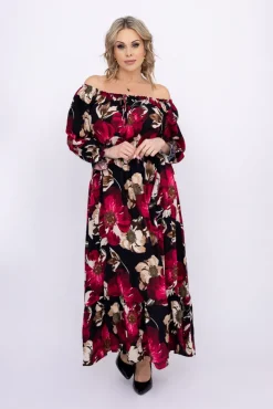 Sukienka maxi VERMI Wzór 7<Włoski Sale