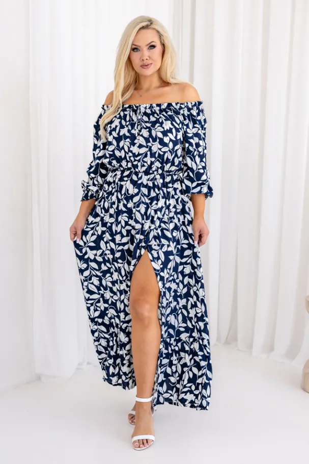 Sukienka maxi VERMI Wzór 25<Włoski New