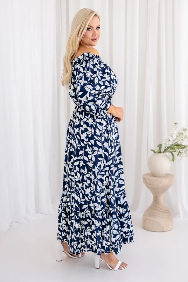 Sukienka maxi VERMI Wzór 25<Włoski New
