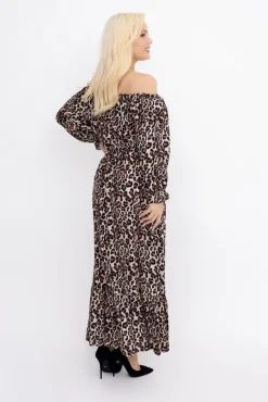 Sukienka maxi VERMI Wzór 43<Włoski Outlet