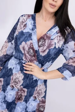 Sukienka plisowana KEMELI Wzór 10<Włoski Discount
