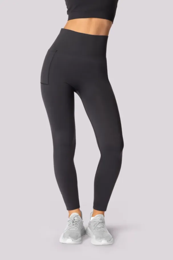 Szare Legginsy z kieszonką BASE<Polski Clearance