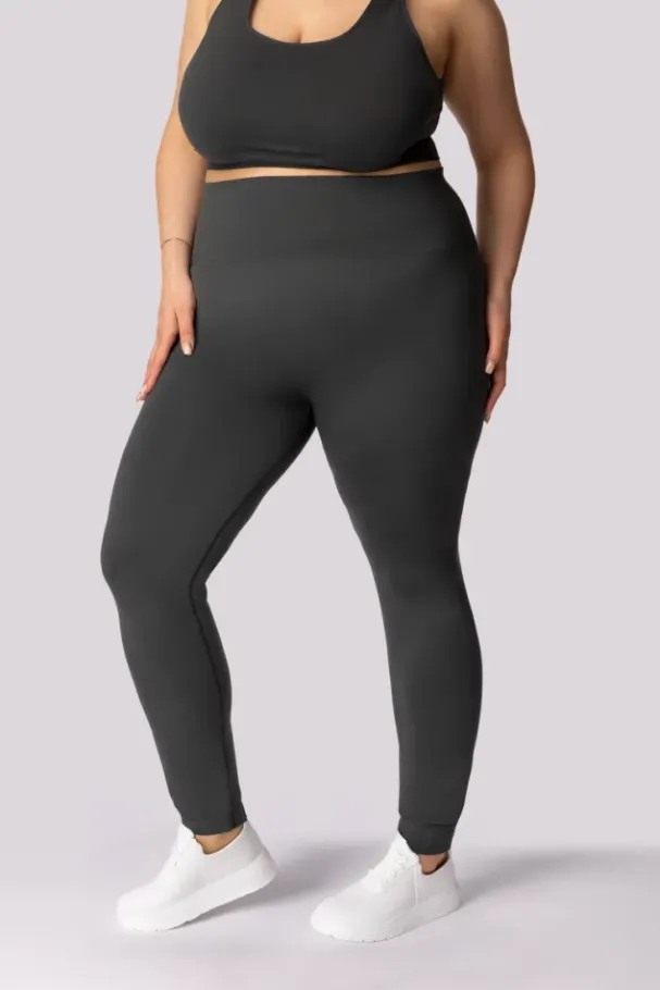 Szare Legginsy z kieszonką BASE<Polski Clearance