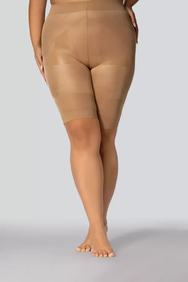 Szorty wyszczuplające MID-WAISTED SMOOTHWEAR GOLDEN PEARL<Polski New